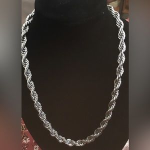 NWT Bain Miller Brass Necklace Rope Chain